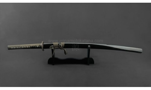 'Warriors Demise' Katana in Clay Tempered Damascus