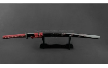 'Ascending Dragon Red' Hand Forged Katana